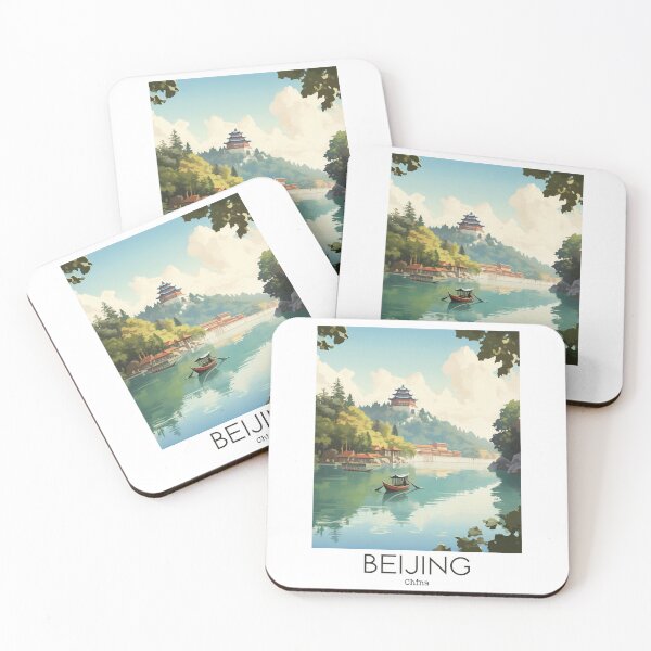 Item preview, A Vintage Travel Illustration of Beijing - China designed and sold by GoodOldVintage.