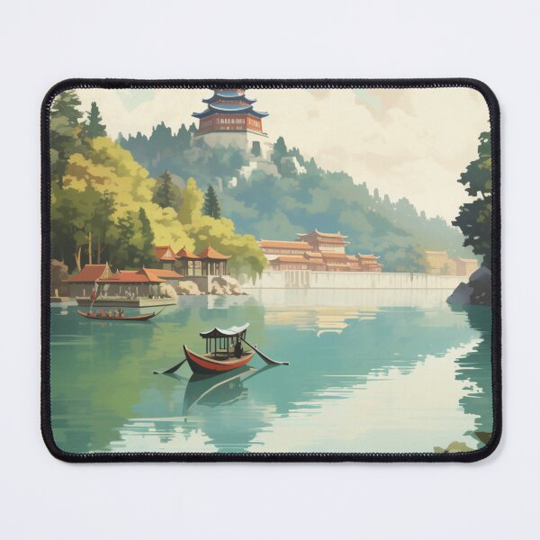 Item preview, A Vintage Travel Illustration of Beijing - China designed and sold by GoodOldVintage.