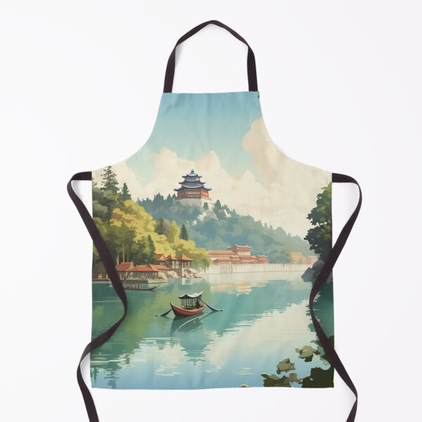 Item preview, A Vintage Travel Illustration of Beijing - China designed and sold by GoodOldVintage.