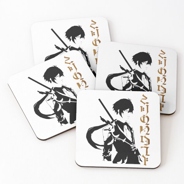 Item preview, Impacto de Genshin | Retrato de Zhongli designed and sold by ZariyahSaunde.