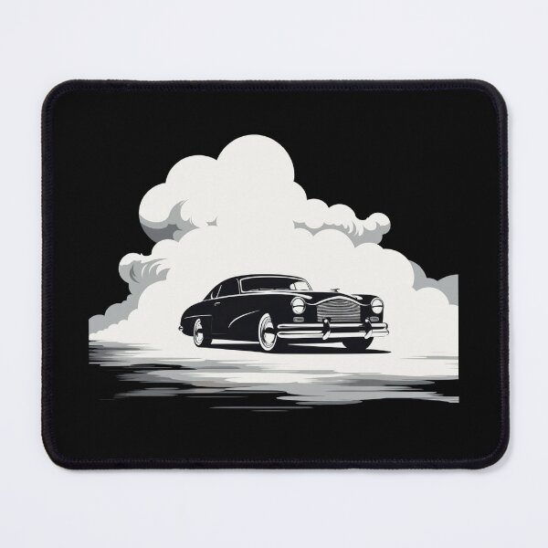 Item preview, Black and White Minimalist Classic Car designed and sold by Lab4YourStyle.