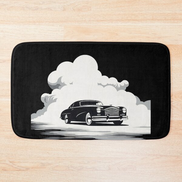 Item preview, Black and White Minimalist Classic Car  designed and sold by Lab4YourStyle.