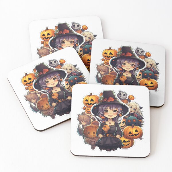 Item preview, Happy Halloween Witch and Crew designed and sold by CuteBeaut.