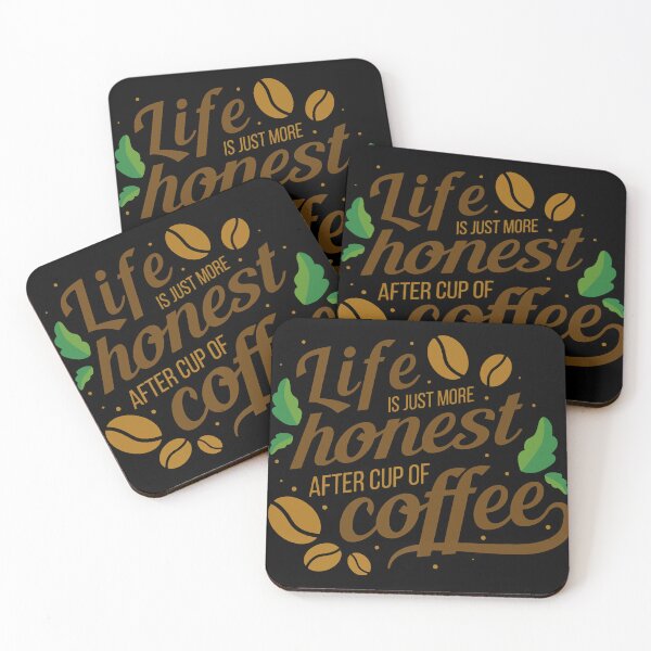 Item preview, Life Is Just More Honest After Cup Of Coffee designed and sold by be-awesome-.