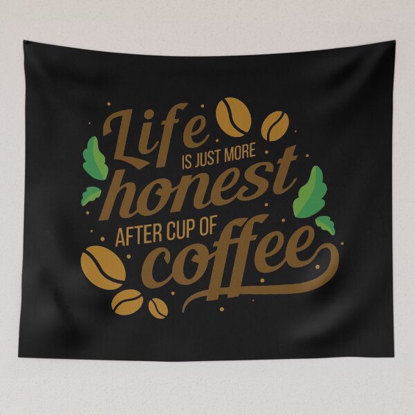 Item preview, Life Is Just More Honest After Cup Of Coffee designed and sold by be-awesome-.