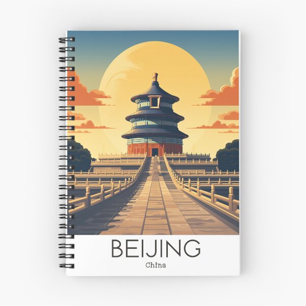 Item preview, A Vintage Travel Illustration of Beijing - China designed and sold by GoodOldVintage.