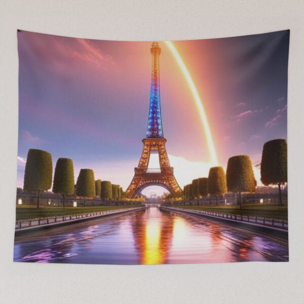 Item preview, Paris Eiffel Tower with Electrical Lightning Bolt designed and sold by JackFreestone.