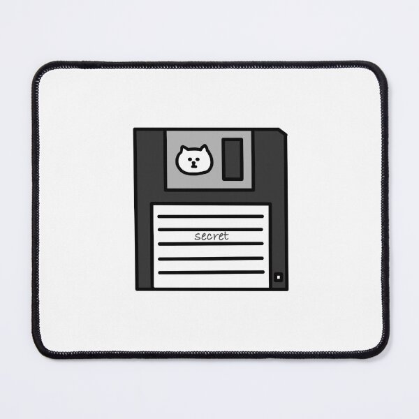 Item preview, 3.5 inch floppy disc of cat, black designed and sold by superbaechoo.