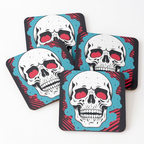 Item preview, Skull in Pop Art Style designed and sold by EdgarJake.