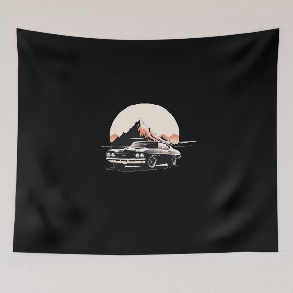 Item preview, Black and White Minimalist Classic Chevy designed and sold by Lab4YourStyle.