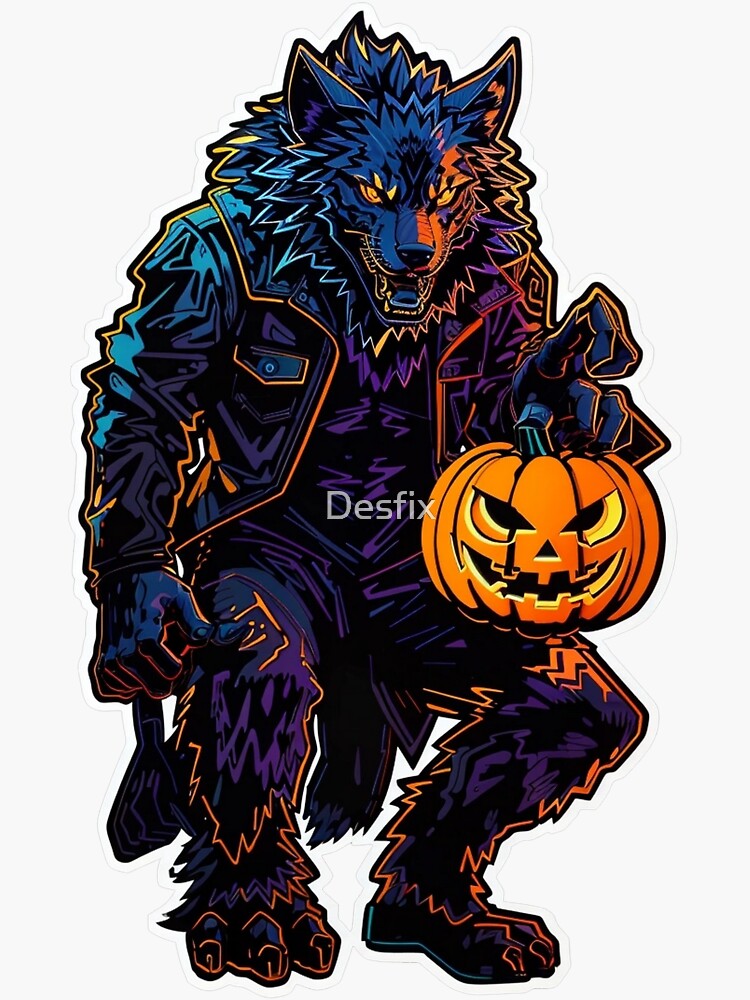 Halloween Werewolves, Halloween Horror Night 2023 | Sticker