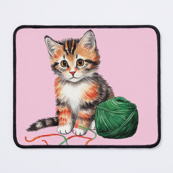 Item preview, Adorable Calico Cat Artistry Meets Crochet Yarn designed and sold by AlienSkinEyes.