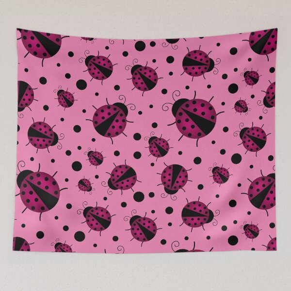 Item preview, Pink Ladybug Pattern  designed and sold by By Aurora Sky.