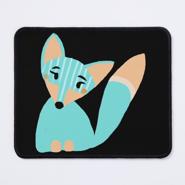 Item preview, little fox- black background designed and sold by OlgaMundi.