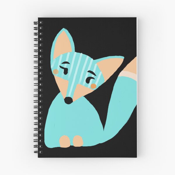 Item preview, little fox- black background designed and sold by OlgaMundi.