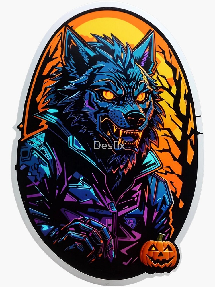 Halloween Werewolves, Halloween Horror Night 2023 | Sticker