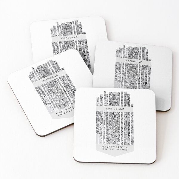 Item preview, FRANCE Marseille - Latitude/Longitude designed and sold by ALLesROUNDER.