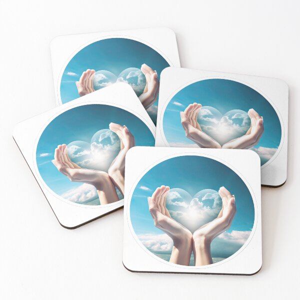 Item preview, Hands holding a glass heart designed and sold by abmkf.