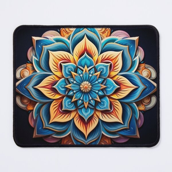 Item preview, Mandala meditation art 002 designed and sold by Taninut-Shop.