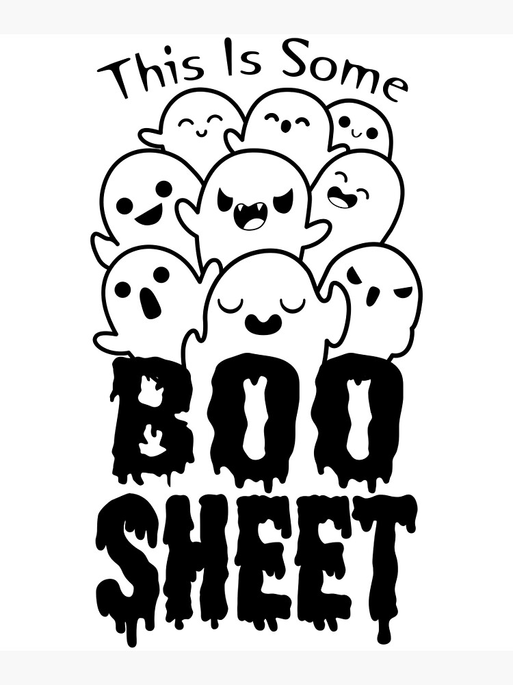 Discover This Is Some Boo Sheet, Funny Halloween, Boo Ghost Poster