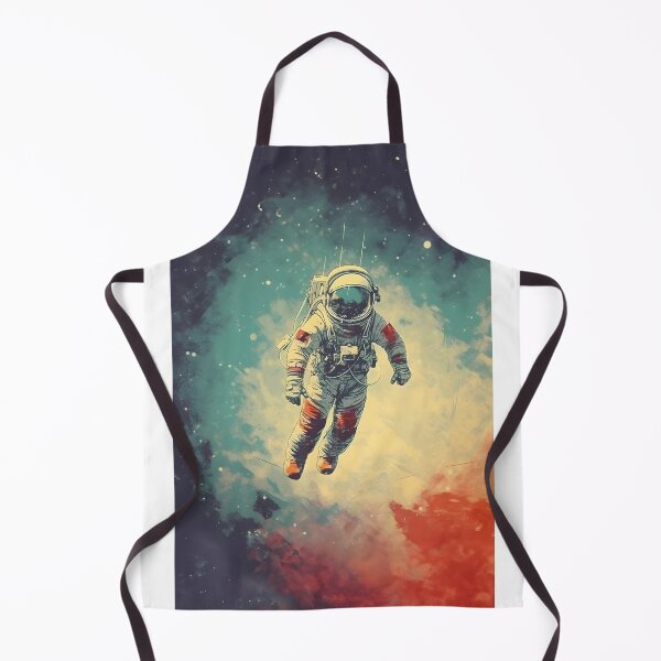 Item preview, Vintage, Grunge Style Astronaut in a Space Suit, Floating Against Backdrop of Stars designed and sold by Ou-SunShine.