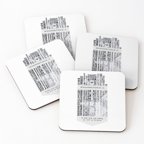 Item preview, AMERICA Washington D.C. - Latitude/Longitude designed and sold by ALLesROUNDER.