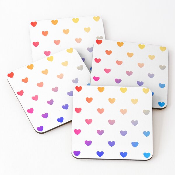 Item preview, Cute sunset colours heart pack  designed and sold by Yaragold.