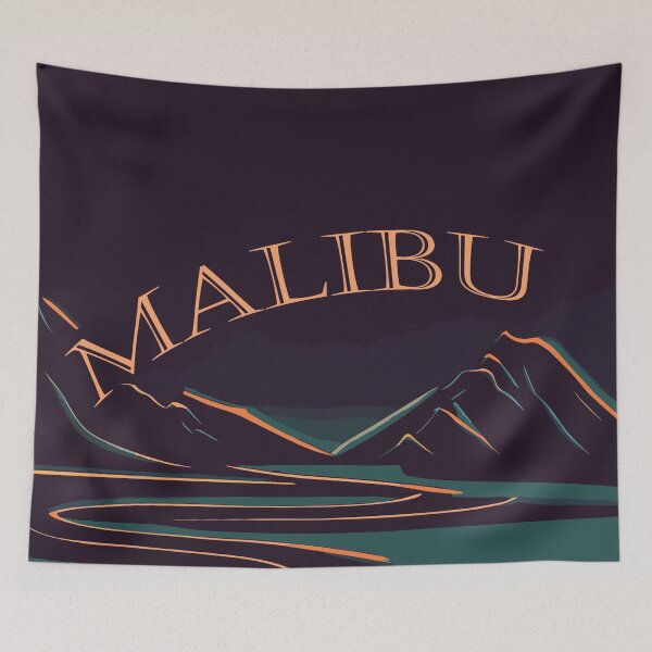 Item preview, Malibu at night designed and sold by SamJanner.