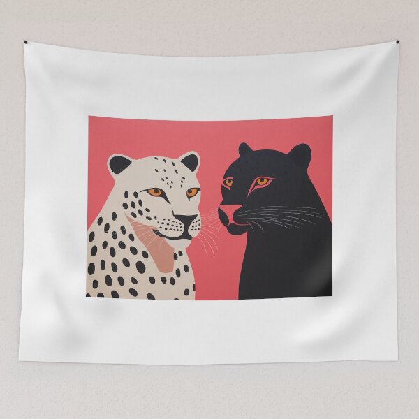 Item preview, Jaguar in Pink Shadows designed and sold by omaliai.