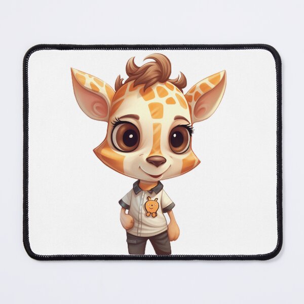 Item preview, Cute cartoon giraffe designed and sold by Stickermagician.