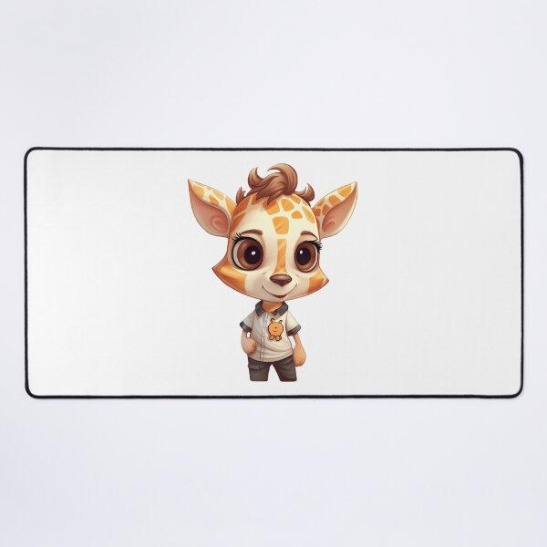 Item preview, Cute cartoon giraffe designed and sold by Stickermagician.