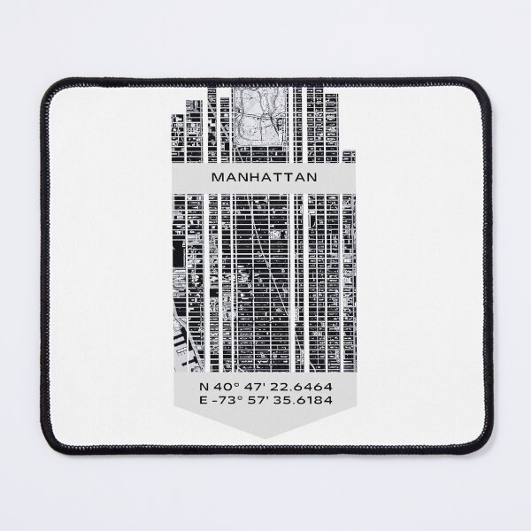 Item preview, AMERICA Manhattan, NY - Latitude/Longitude designed and sold by ALLesROUNDER.