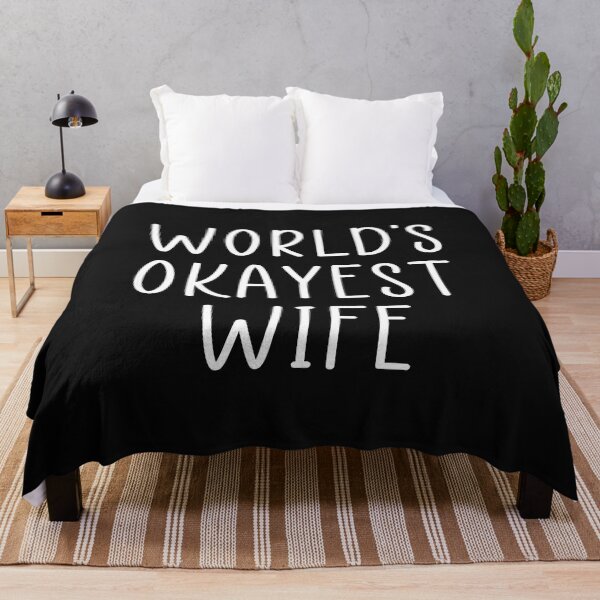 Item preview, Worlds okaest wife quote designed and sold by Ashtreemeadow.