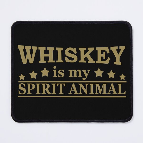 Item preview, Whiskey is my spirit animal funny drinking whisky quotes lover  designed and sold by Alexaltay.