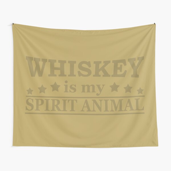 Item preview, Whiskey is my spirit animal funny drinking whisky quotes lover  designed and sold by Alexaltay.