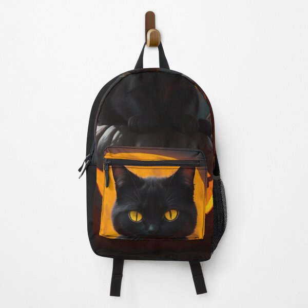Item preview, Little Black Cat on Halloween Night designed and sold by noomnoi.