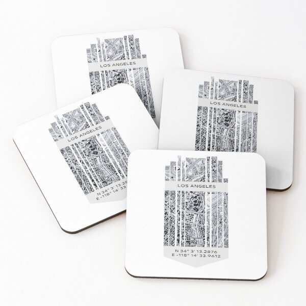 Item preview, AMERICA Los Angeles, CA - Latitude/Longitude designed and sold by ALLesROUNDER.
