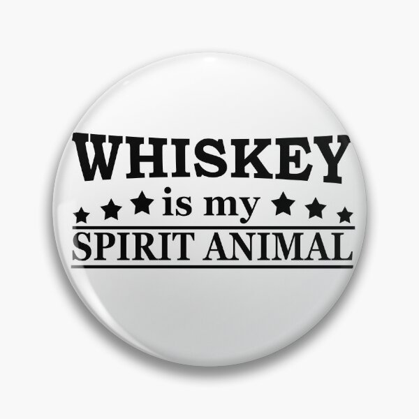 Item preview, Whiskey is my spirit animal funny drinking whisky quote lover designed and sold by Alexaltay.