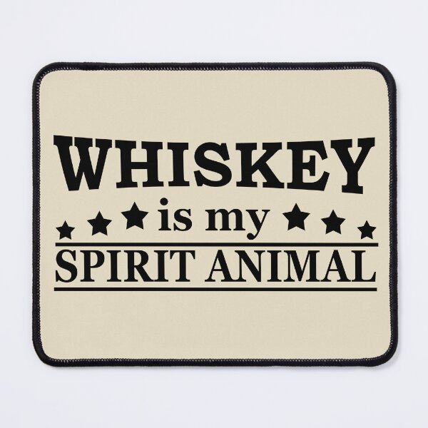 Item preview, Whiskey is my spirit animal funny drinking whisky quote lover designed and sold by Alexaltay.