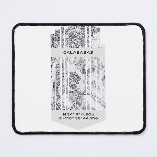 Item preview, AMERICA Calabasas, CA - Latitude/Longitude designed and sold by ALLesROUNDER.