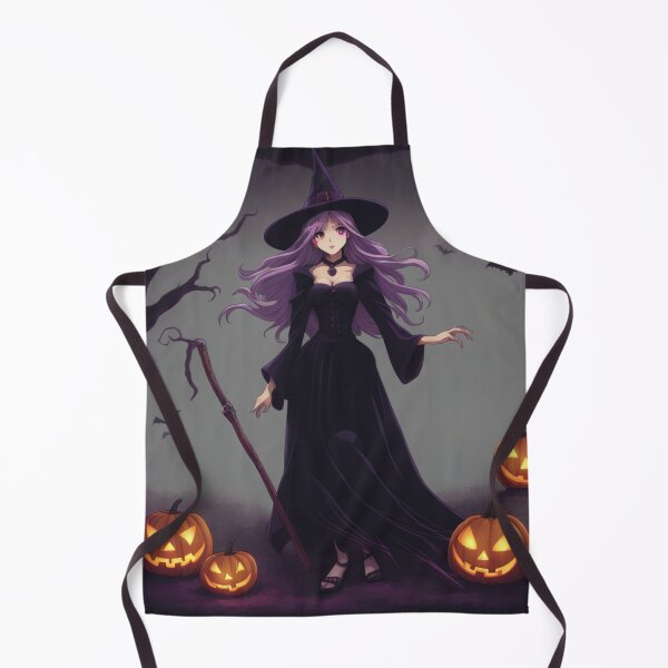 Item preview, Jack-O-Lantern Anime Punk Witch Scary Halloween designed and sold by PLANTONE.