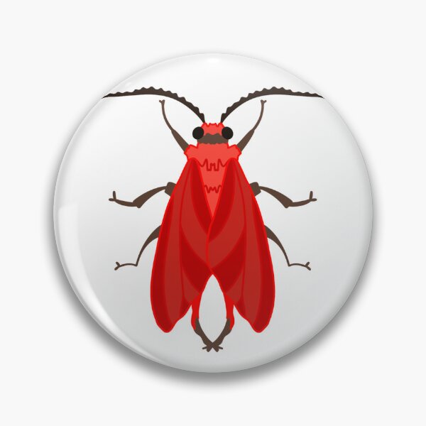 Item preview, Scarlet Phaudid Moth designed and sold by esther-hartopp.