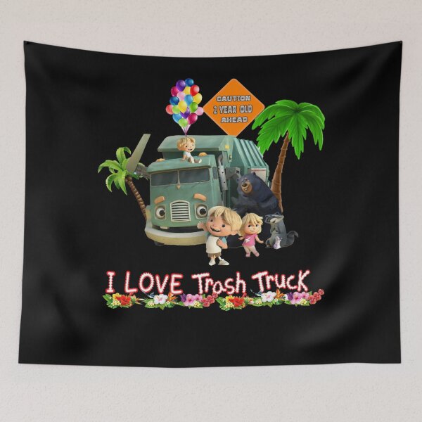 Item preview, Trash Truck, Garbage Truck Kids designed and sold by peltaWaylon89.