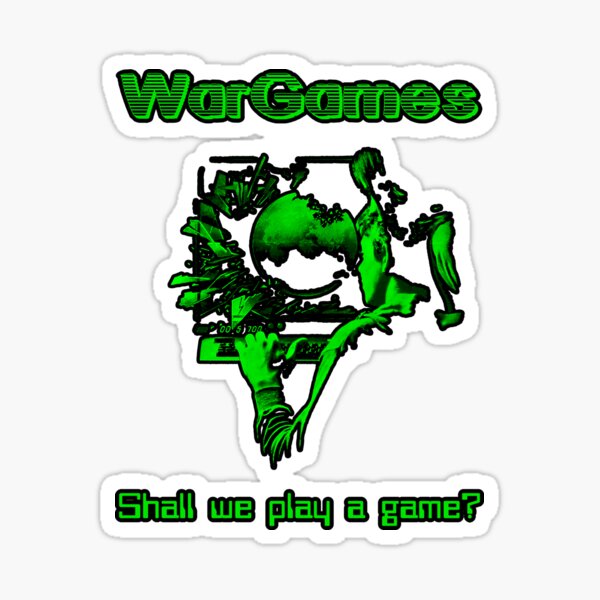 Shall We Play A Game' Sticker | Spreadshirt