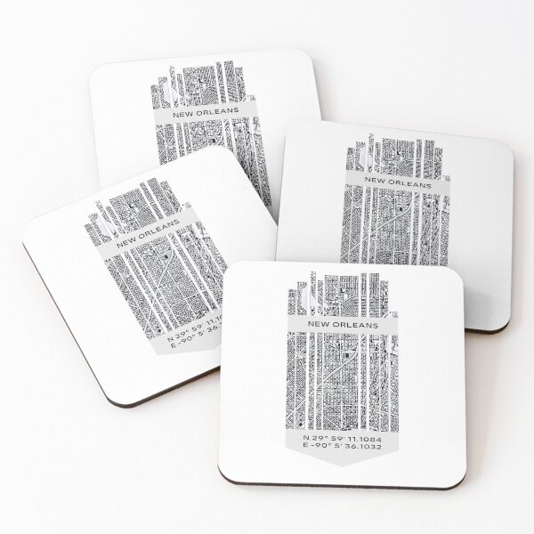 Item preview, AMERICA New Orleans, LA - Latitude/Longitude designed and sold by ALLesROUNDER.