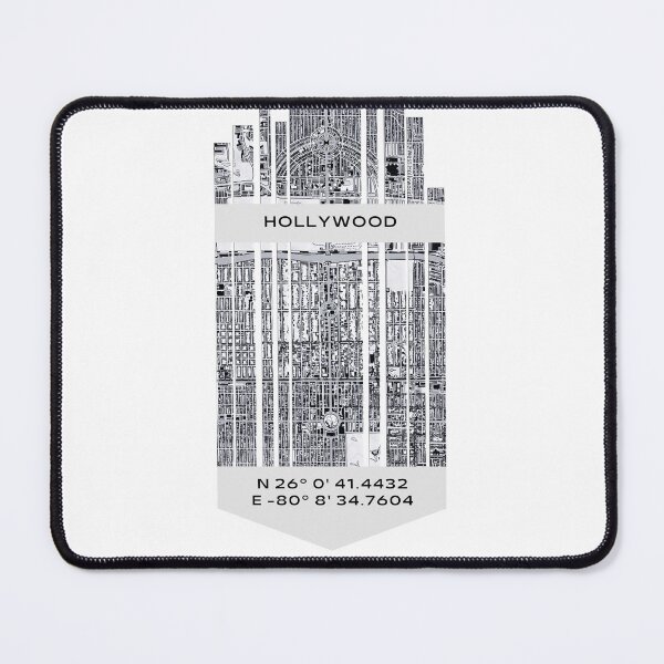 Item preview, AMERICA Hollywood, FL - Latitude/Longitude designed and sold by ALLesROUNDER.