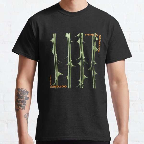 Type O Negative T-Shirt, Type O Negative October Rust Black Tee Shirt, Doom  Metal Merchandise