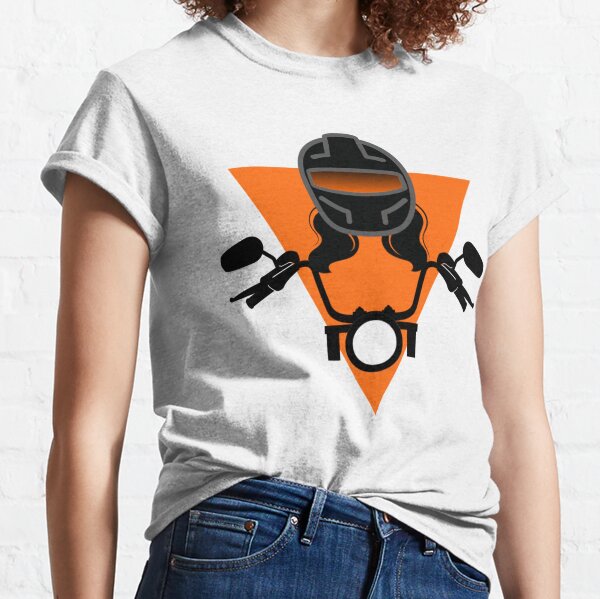 Minimal Lady Biker Solo Classic T-Shirt