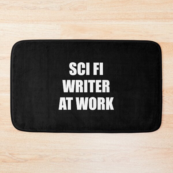Item preview, Sci Fi Writer at work  - science fiction writing designed and sold by Inspirationmotivation.