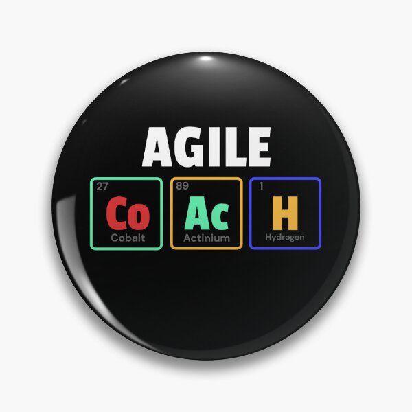 Item preview, Agile Coach Chemical Elements designed and sold by Salma Satya & Co.
